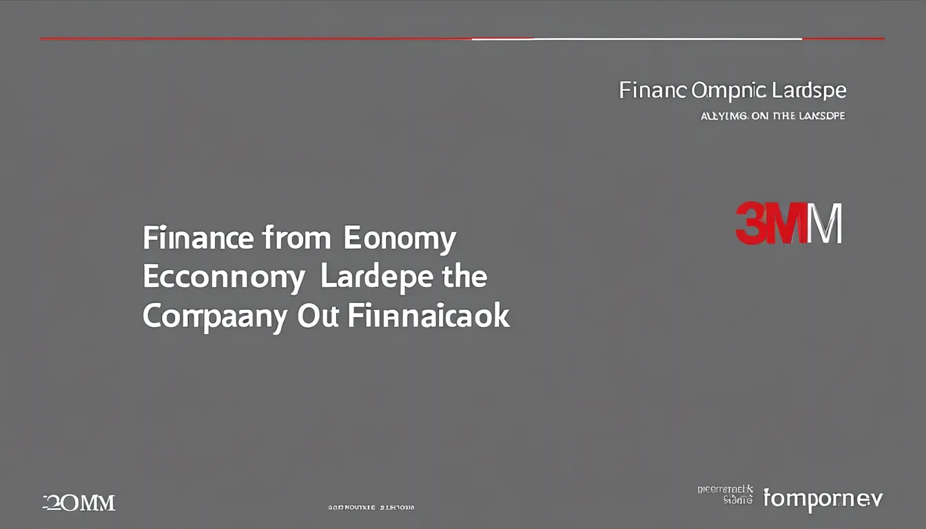 Analyzing the Economic Landscape 3M Companys Financial Outlook